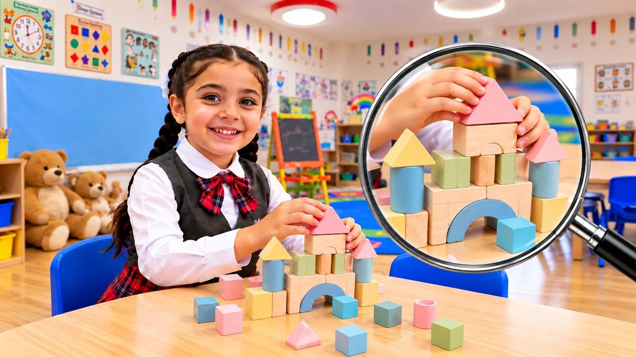 ألعاب التركيب الملونة وتنمية المهارات